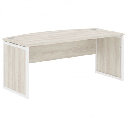 Стол руководителя XTEN-QP XQPET 189 Сосна Эдмонт Белый_0