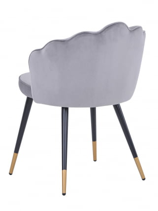 Стул Камилла велюр Серый_5