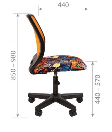 Детское кресло CHAIRMAN KIDS 112 black GAME/TW-01_4