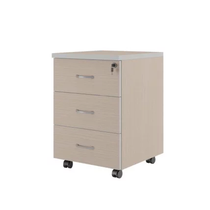 Тумба подкатная с 3 ящиками ZOM27530302 Дуб шамони светлый_0