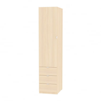 Шкаф распашный Риал(H19)198х45х45ручкаторцеваяTR-2(ДМ)_0