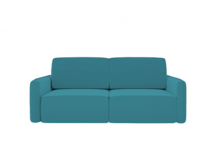 Диван прямой Сордален (Berhouse) Цвет фасада: Азур велюр; Тип: Прямой; Материал фасада: Металл/Велюр_0