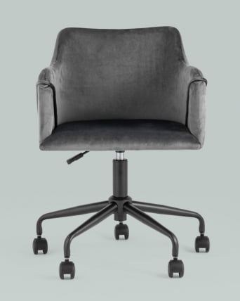 Стул офисный Jamal велюр Серый_12