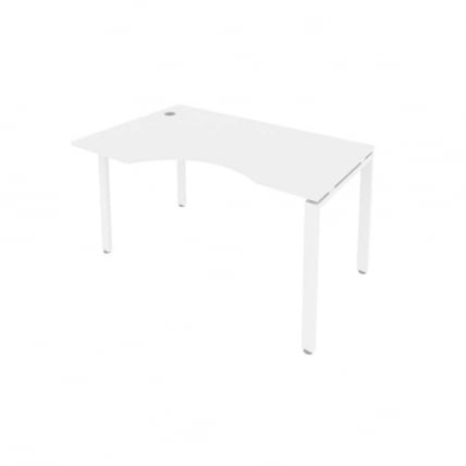 Стол письменный METAL SYSTEM Б.СА-2 Л Белый_0