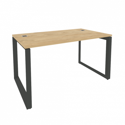 Стол рабочий руководителя на О-образном м/к ONIX O.MO-SRR-3.8 Тиквуд Светлый/Антрацит_0