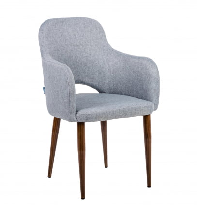 Стул с подлокотниками Ledger Сканди Грей Торех_0