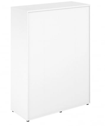 Шкаф-купе высокий с одним зеркалом Sigma SG.719.WH.WH.AL Белый_1