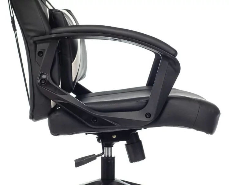 Геймерское кресло Бюрократ ZOMBIE DRIVER Черный-белый_9