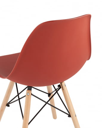 Стул Еамес Стиле ДСВ терракотовый (разборный каркас) / Eames Style DSW_5