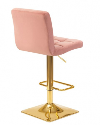 Стул барный DOBRIN GOLDIE (пудрово-розовый велюр (MJ9-32)) 2 шт_4