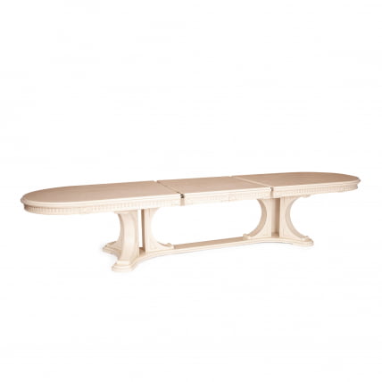 Стол VERSAL овальный бук, мдф, 300 (350/400) х 110 х 78 см, бежевый патина_4