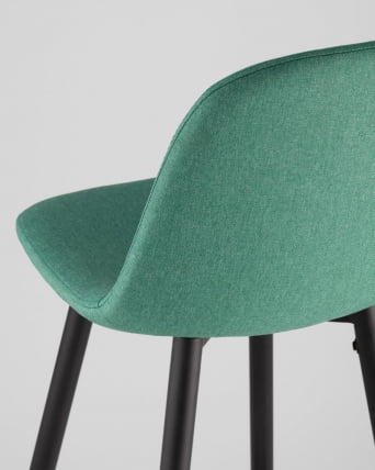 Стул барный Валенсия с подножкой Зеленый_6