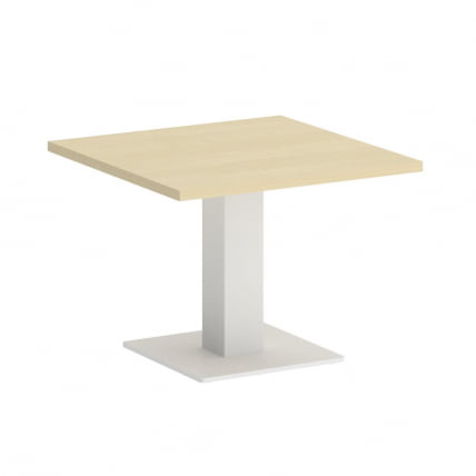 Стол журнальный квадратный HOME OFFICE VR.SP-5-60.2G Клен/Белый металл_0