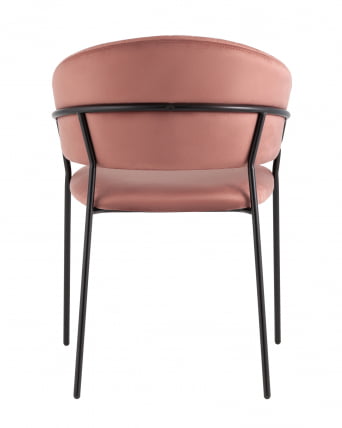 Стул Бруно велюр Пыльно-розовый_4