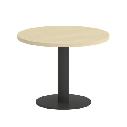 Стол журнальный круглый HOME OFFICE VR.SP-5-60.1G Клен/Антрацит металл_0