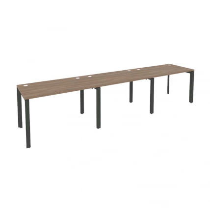 Рабочая станция на П-образном м/к ONIX O.MP-RS-3.2.7 Дуб Аризона/Антрацит_0