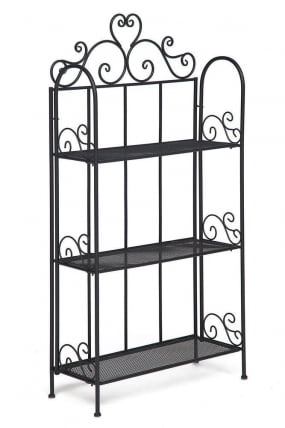 Этажерка Secret De Maison 005 стальной сплав, 65х26х132см, черный_0