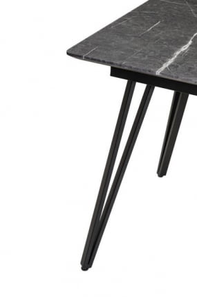 Стол Диего 860*860 мрамор графит со скосом_2