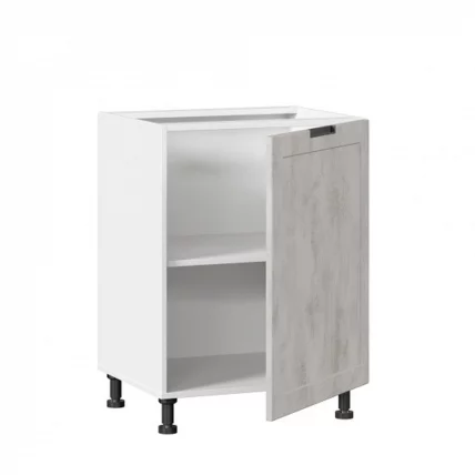 Тумба кухонная 600 Джамис ЛД 296.050.000.005 Белый Белый камень_1