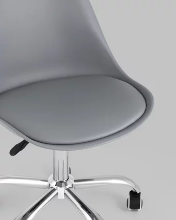 Стул офисный BLOK NEW пластиковый Серый_8