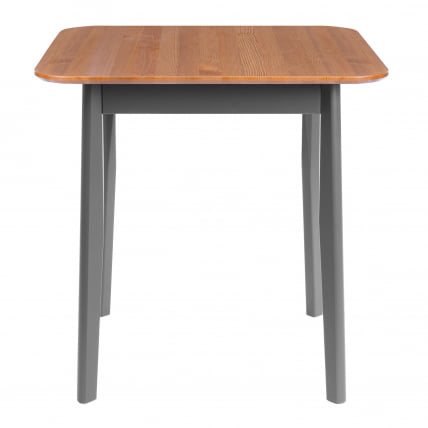 Стол Соната Люкс/ Sonata Lux table, 75х75х73 см массив сосны, антик /графит, 75х75х73 см_1