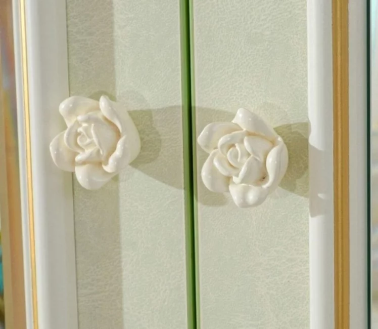 Шкаф четырехстворчатый с 2 зеркалами Луиза ЛД 665.111.000 Алебастр_10