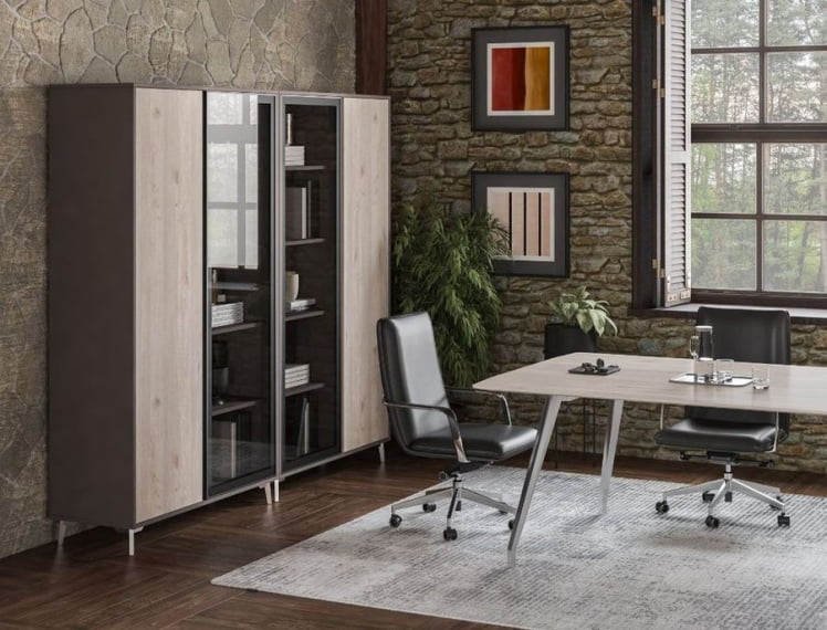 Кабинет руководителя Sirio № 2 Вольфрам Дуб Тоскана_0