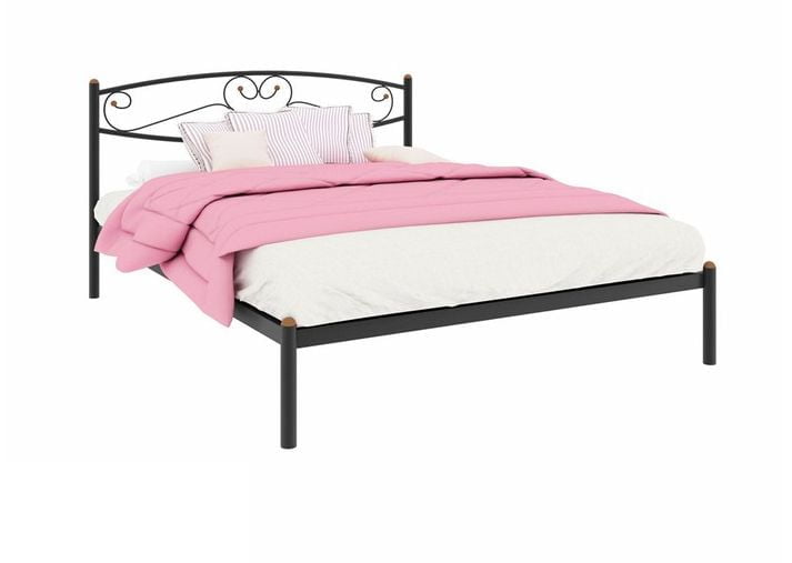 Кровать Каролина 1200х1900 Черная_0