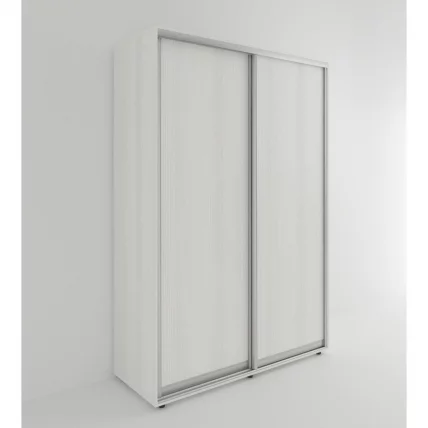 Шкаф-купе 2-х дверный Акцент-Сим Д 1400х600 Выбеленное дерево_0