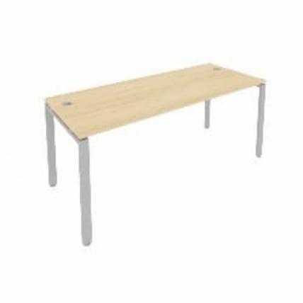 Стол письменный METAL SYSTEM Б.СП-5 Акация/Серый_0
