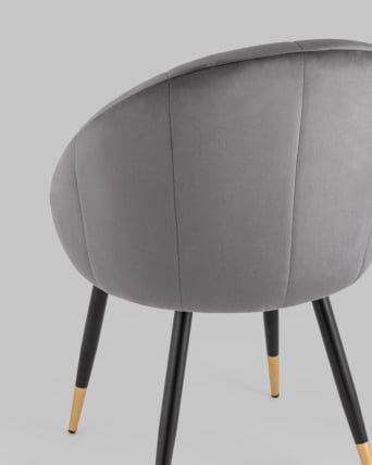 Стул Наоми велюр Серый_6