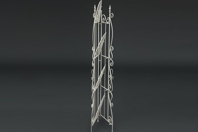 Этажерка угловая Secret De Maison 001 стальной сплав, 50х35х160см, butter white_4