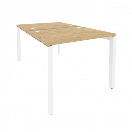 Рабочая станция на П-образном м/к ONIX O.MP-D.RS-2.1.8 Тиквуд Светлый/Белый_0