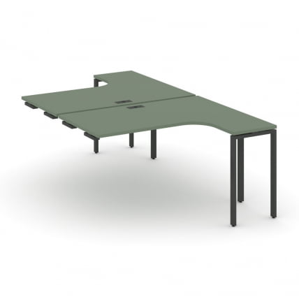 Рабочая станция-приставка к опорным тумбам CONCEPT CN.DSAPR-002 Кобо Черный_0