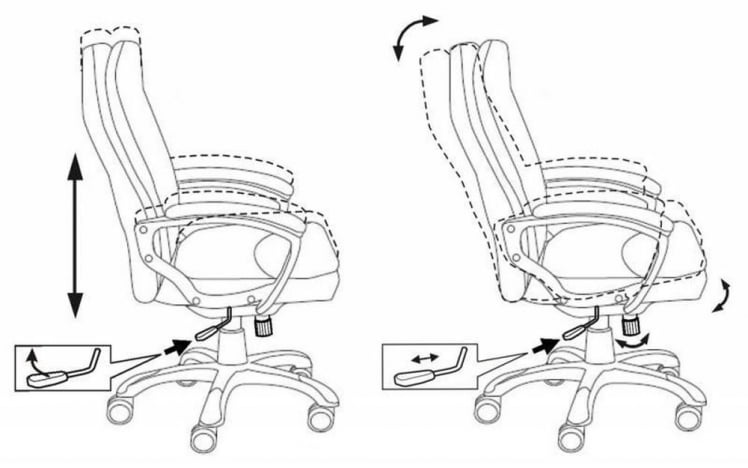 Кресло руководителя Бюрократ CH-868N/BROWN_4