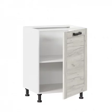 Тумба кухонная 600 Винченца ЛД 234.050.000.004 Белый Дуб Крафт белый_1