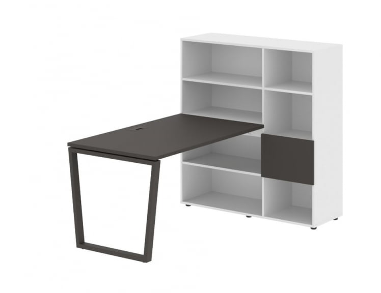 Рабочая станция EDIS EVRST 1213 Мокко Мокко Белый_0