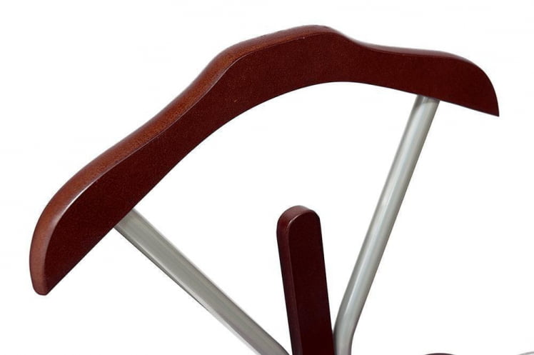 Вешалка CH-4089 дерево/хромированный металл, 48*28*108 см, cherry (вишня)_1