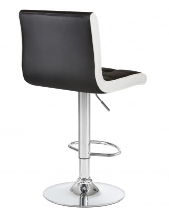 Стул барный DOBRIN CANDY (черно-белый) 2 шт_4