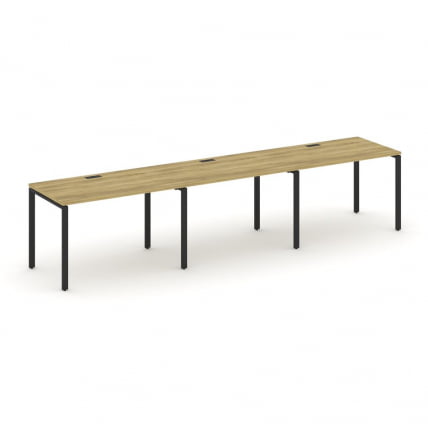 Рабочая станция на 3 места CONCEPT CN.ORS-006 Дуб Винченцо Антрацит_0