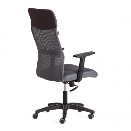 Кресло PRACTIC PLT ткань/кож/зам, серый/металлик, TW-12/W-12/36_2