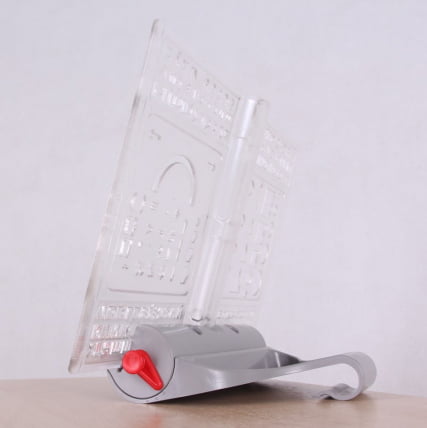 Трехуровневая подставка-трафарет под книгу ПК-03 Синяя_1