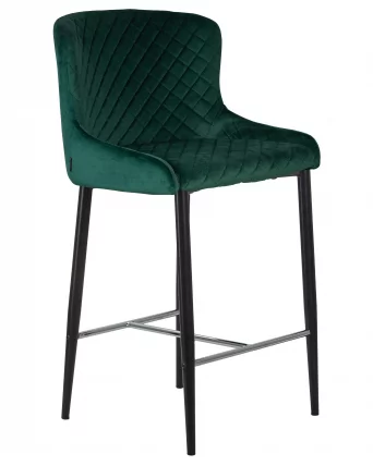 Стул полубарный DOBRIN CHRISTIAN 65 Зеленый велюр V108-64_0