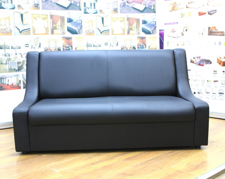 Диван офисный Клерк 9 двойной черный Ecotex 3001_1