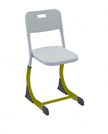 Стул ученический СМАРТЙ регулируемый по высоте (рост 5-7) Оливковый/Серый / SMARTY_0