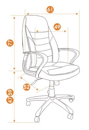 Кресло руководителя Inter черный,серый_9