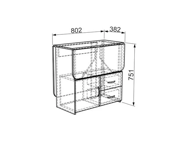 Стол-тумба KM-0003 Дуб сонома_1