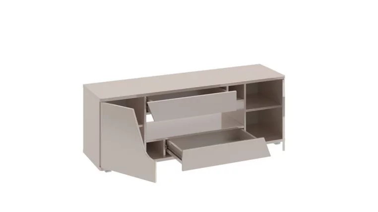 Тумба ТВ тип 5 Diamond Бежевый глянец_1