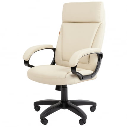 Кресло руководителя Chairman 794 LT экокожа Бежевый_3
