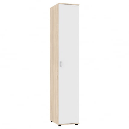 Шкаф распашный Алиса (H2) 2230х400х540 ручка скоба 96мм (ДСС-Белый)_0